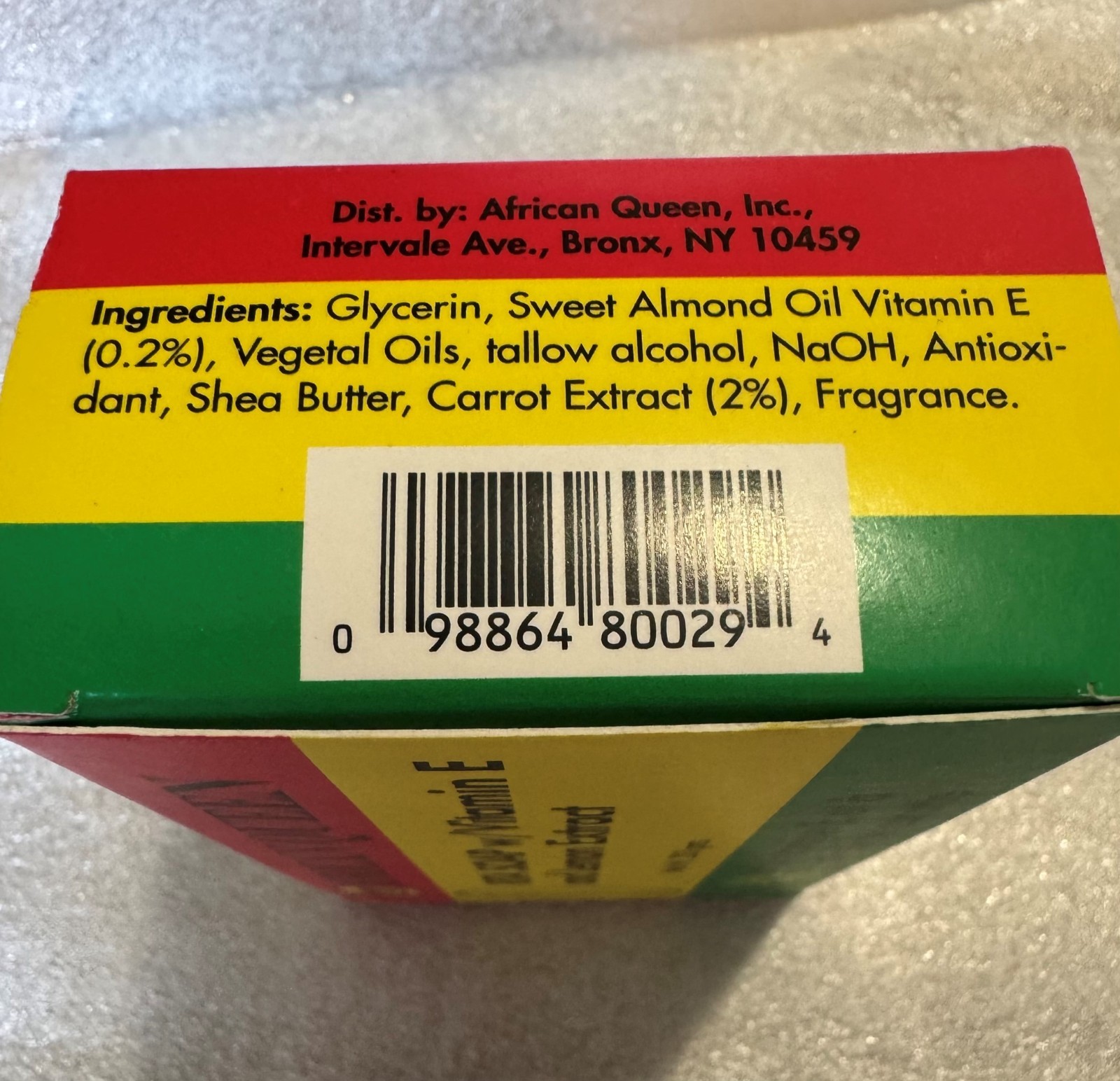 African Queen RITA Soap w/ Vitamin E and Lemon Extract 200 grams