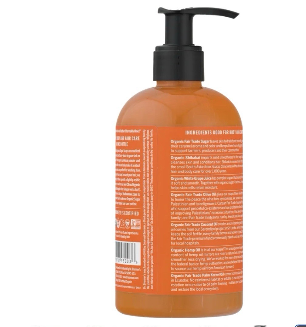 Dr. Bronner’s 4-in-1 Tea Tree Organic Sugar Soap (New)