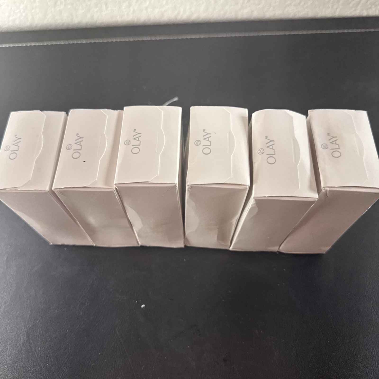 OIL OF OLAY BAR SOAP LOT OF 6 BARS SEALED BOXES 4.0 OZ WHITE NEW
