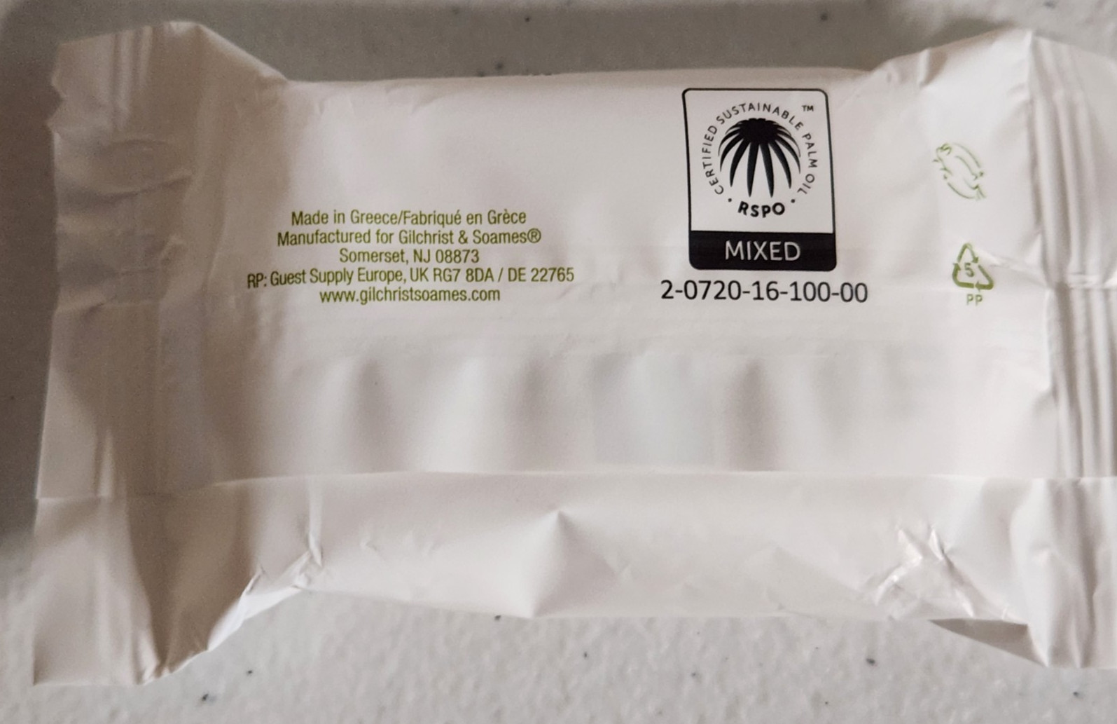 30X Gilchrist & Soames Earth Tempo Travel 1oz Cleansing Soap- Made in Greece!