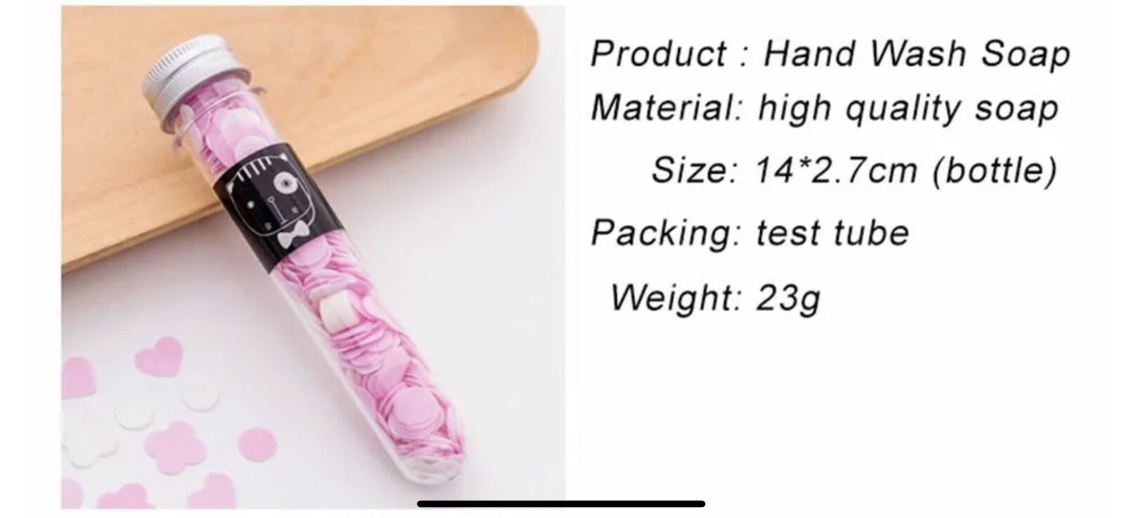 One Mini Scented Soap Bath Hand Washing Paper Tube Portable Soap Travel Camping