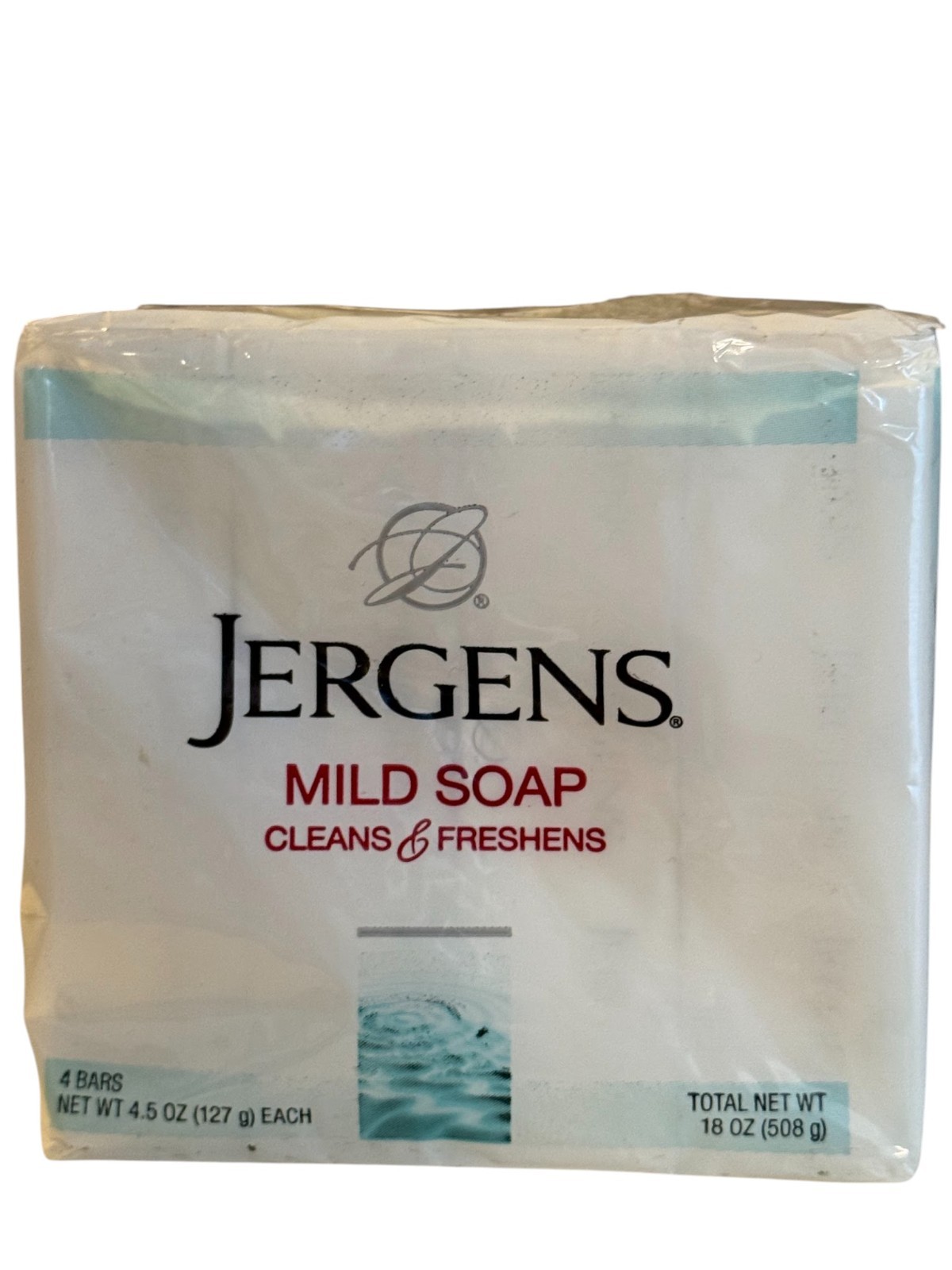 8 Bars Jergens Mild Soap 4.5 oz Bar Tallow Tallowate (2 Pack of 4 Bars) Original