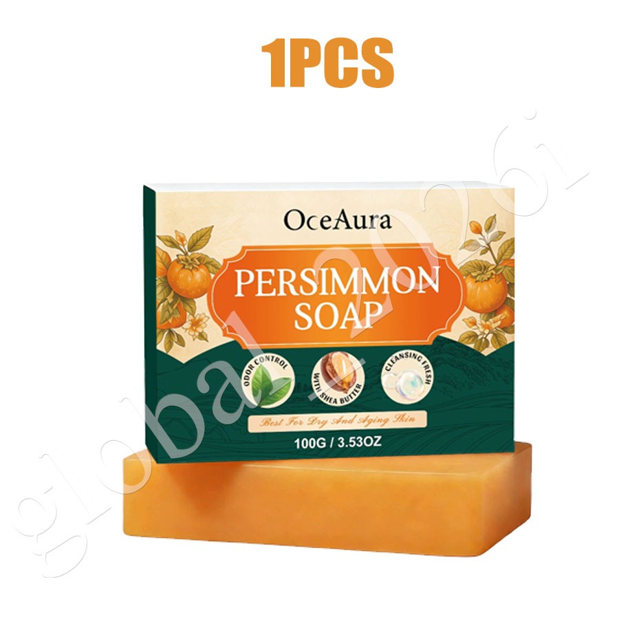 3x Swarva Persimmon Soap Bar Body Odor Control Deodorant Soap for Men & Women 🔥