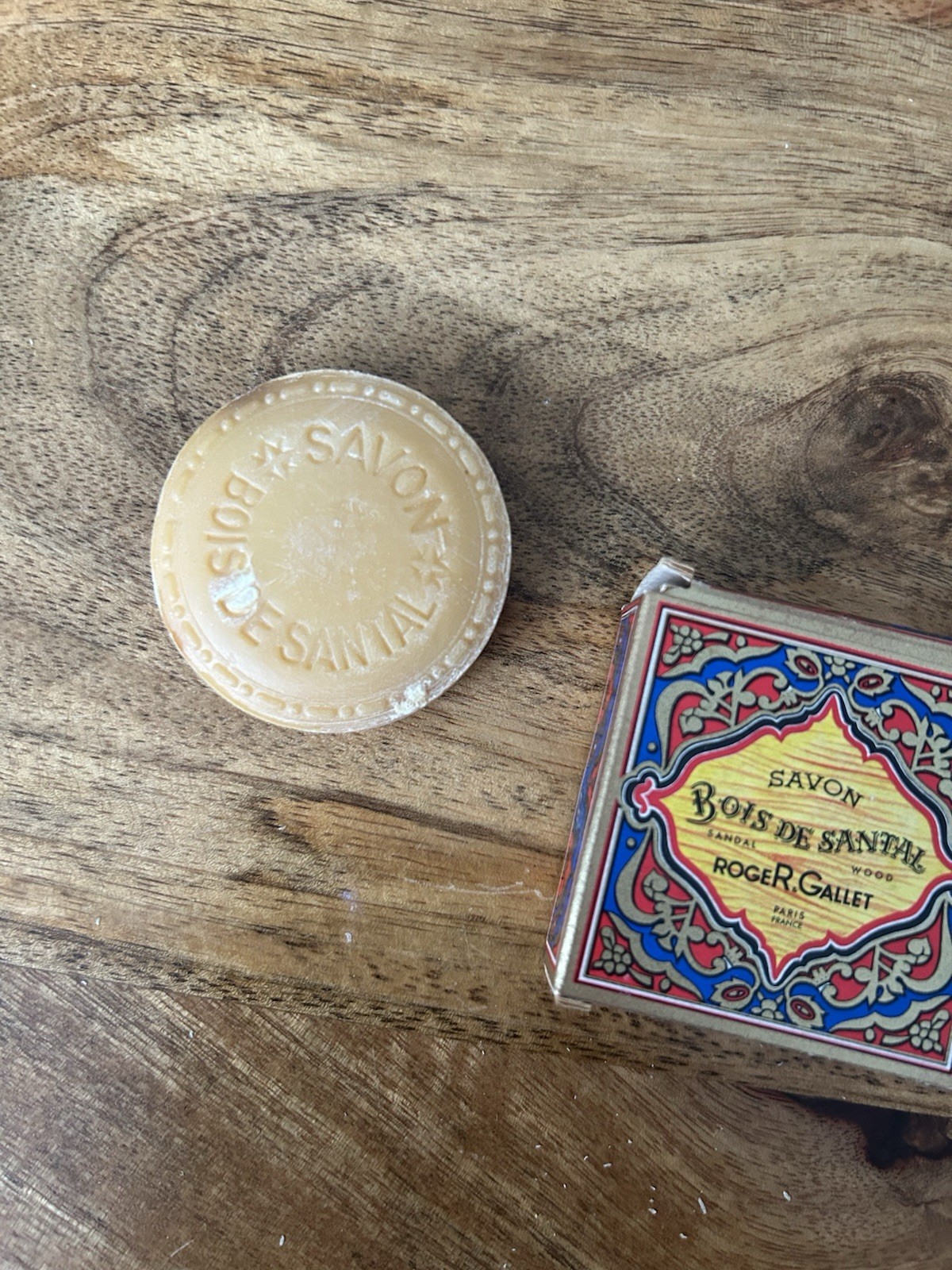 Roger Gallet Sandalwood Soap 0.9 oz Vintage Travel Guest Size New Unused
