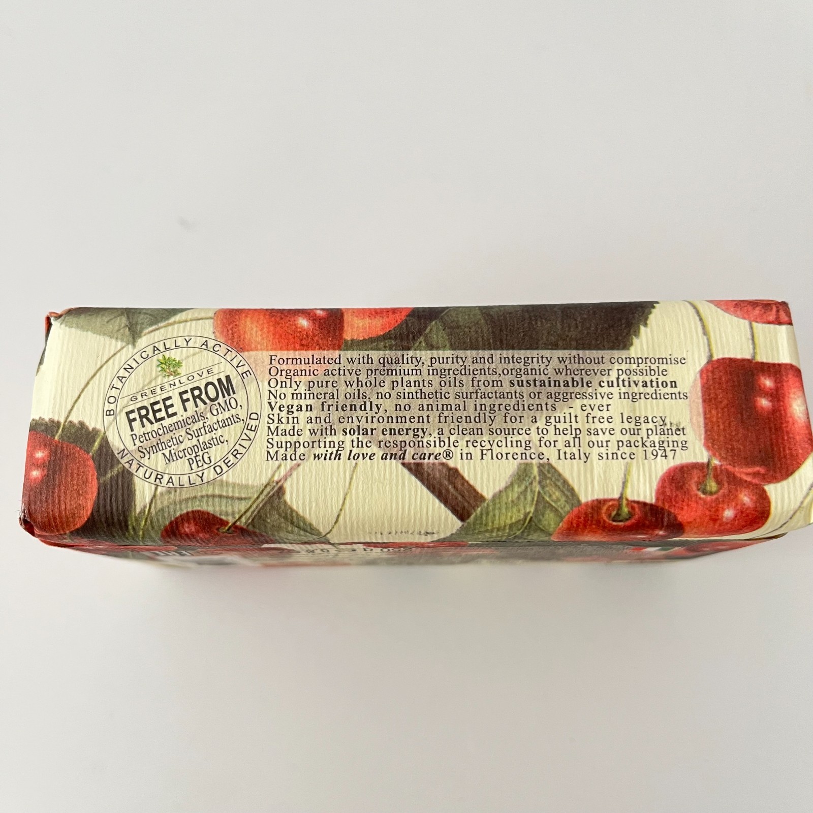 Nesti Dante Soap Bar IL Frutteto Antioxidant Black Cherry & Red Berries 8.8oz