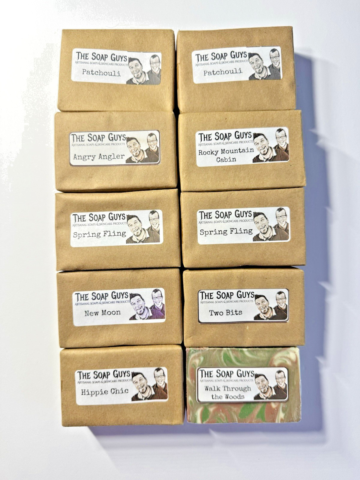 Soap Guys Bar Soap 10 Bar Variety of Scents 5 OZ Bar Fathers Day Surprise