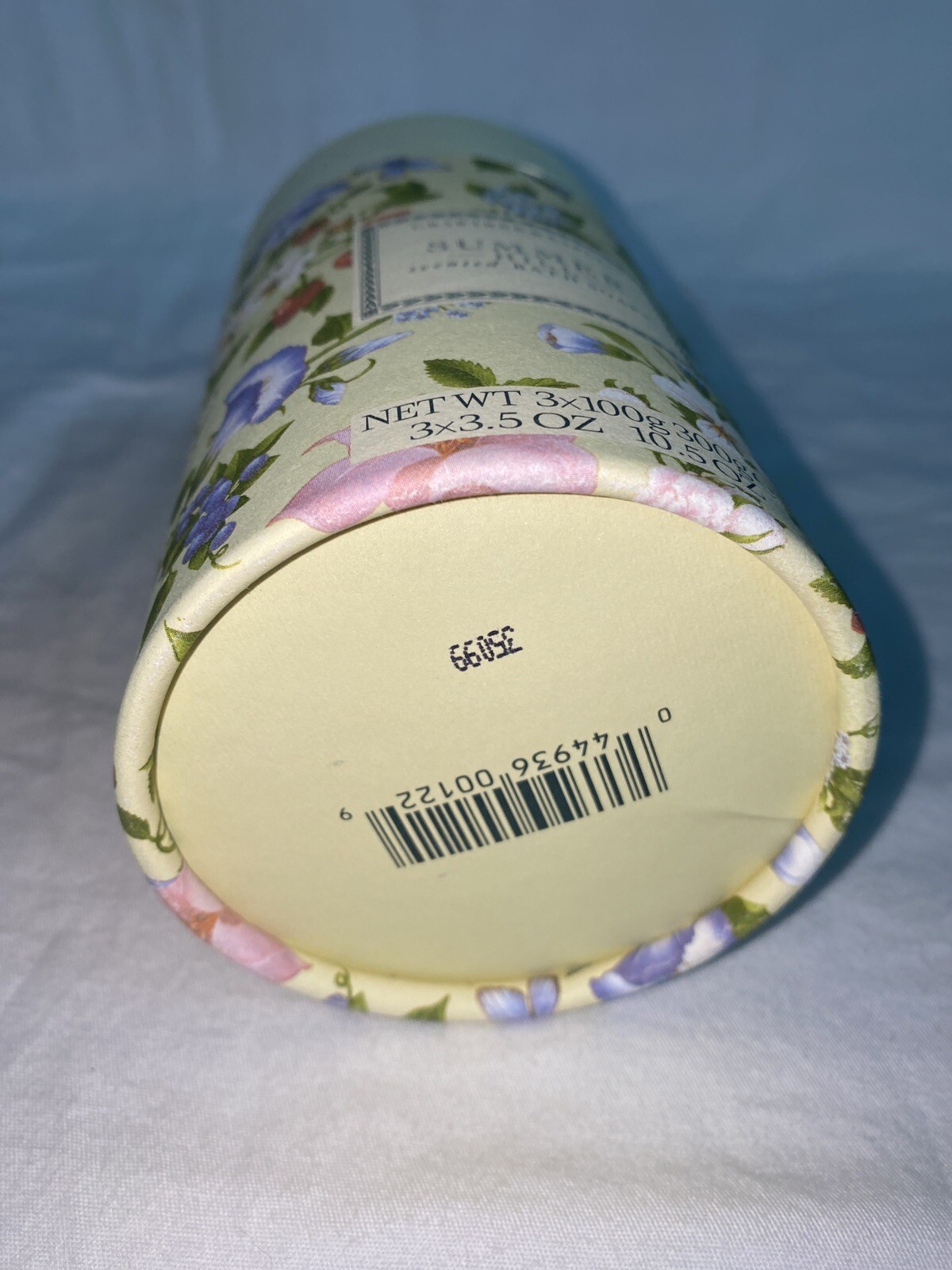 Vintage Crabtree & Evelyn SUMMER HILL SCENTED BATH SOAP BARS Set of 3x100g NEW