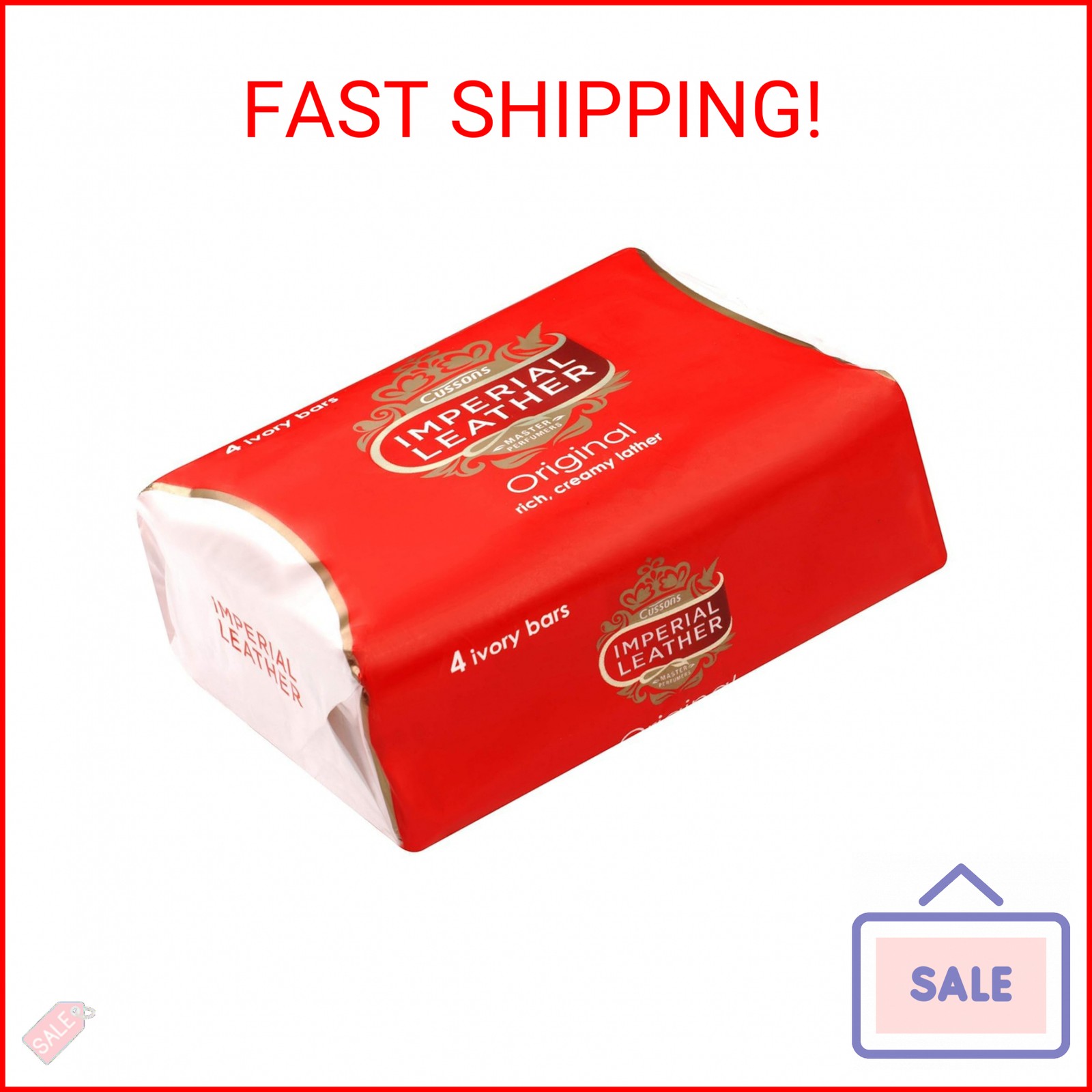 Cussons Imperial Leather Original Bar Soap – 4 Pack