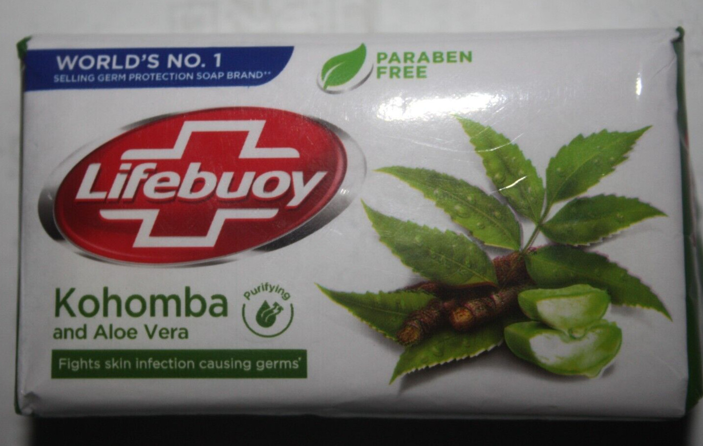 Lifebuoy Neem And Aloe Vera Soap For 100% Better Skin Protection 100g