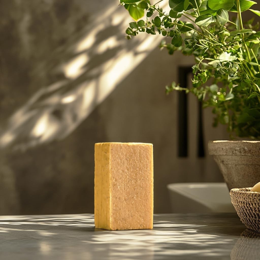 Handmade Soap in Mango Scent – Cold Process Bar 3 Pack