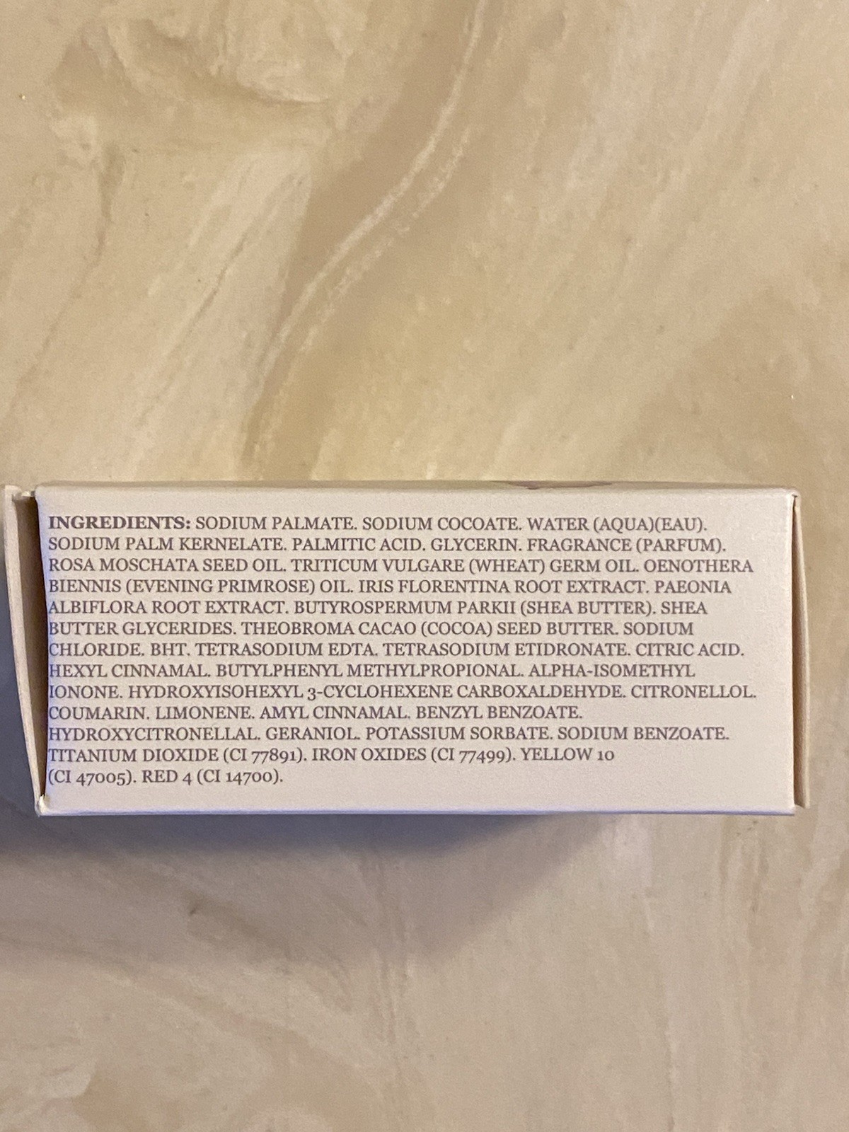***CRABTREE & EVELYN IRIS TRIPLE MILLED SOAP BAR – Net Wt 85g/3.0 oz SMALL