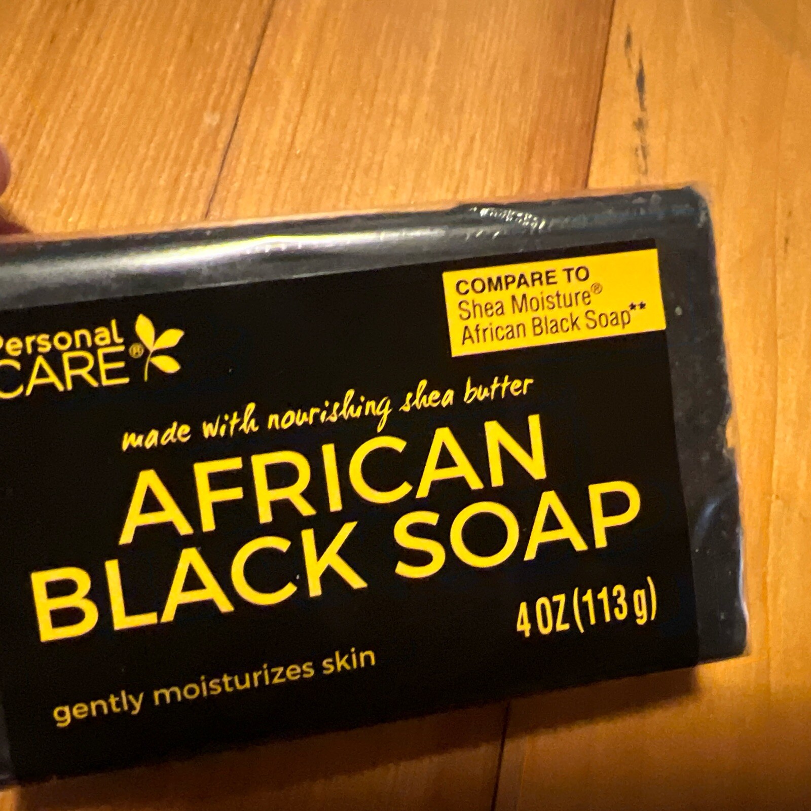 Personal Care African Black Soap With Shea Butter 4oz Bar New