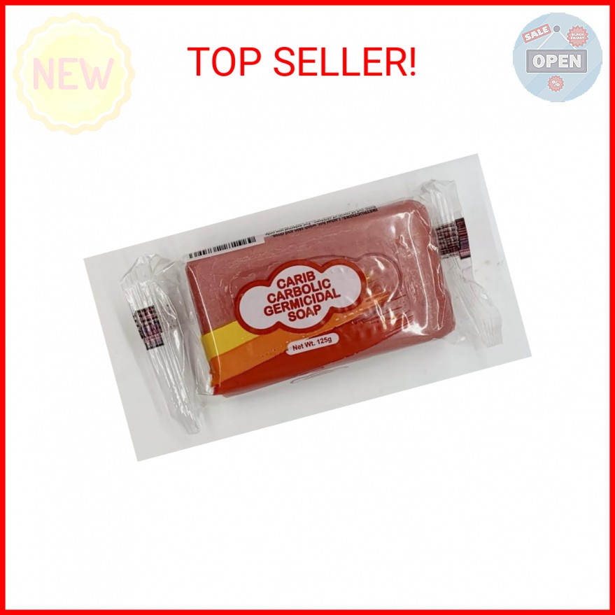 Kendel Carib Carbolic Antiseptic Soap Bar – Natural Scented Red Soap, Deodorizin
