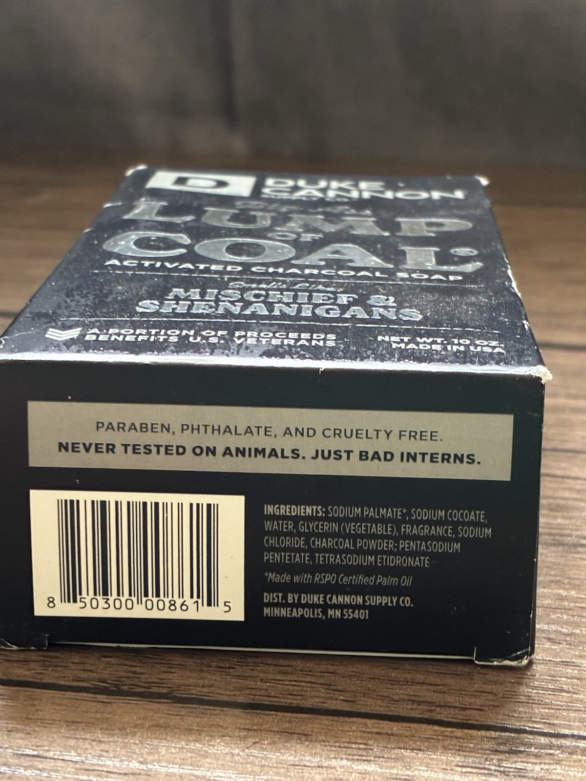 Duke Cannon Supply Co. Lump of Coal Big Ass Brick Bar Soap 10 oz