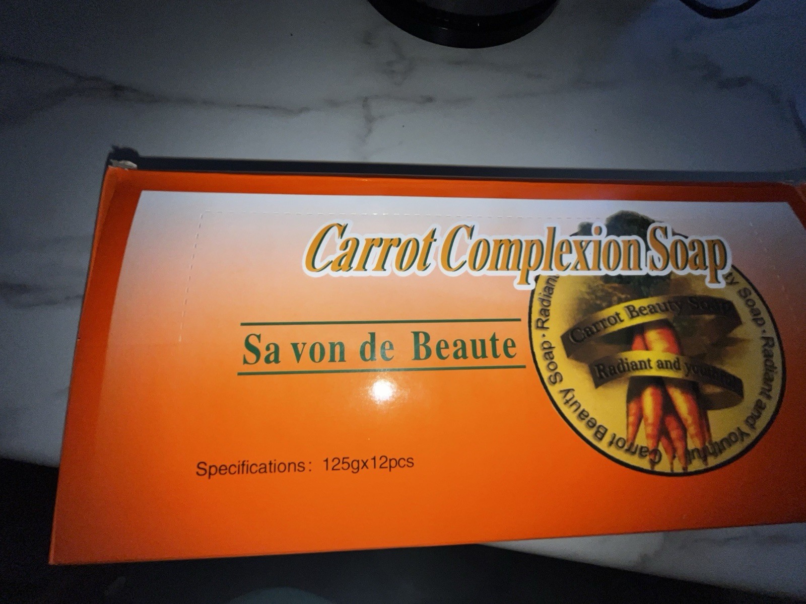 carrot complexion soap