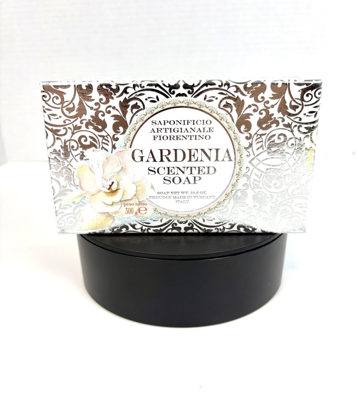 Saponificio Antigianale Florentino Gardenia Jumbo Soap Bar NEW Sealed Gift Box