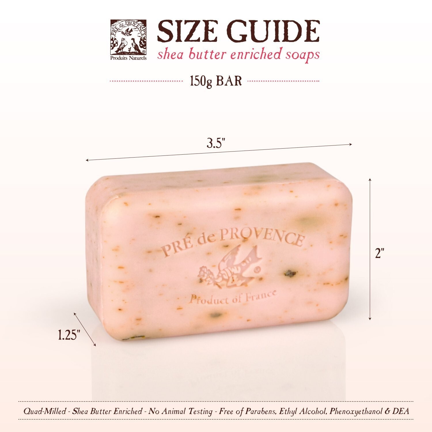 Natural Artisanal Soap Bars, Enriched with Organic Shea Butter , 3-Pack / 4-Pack