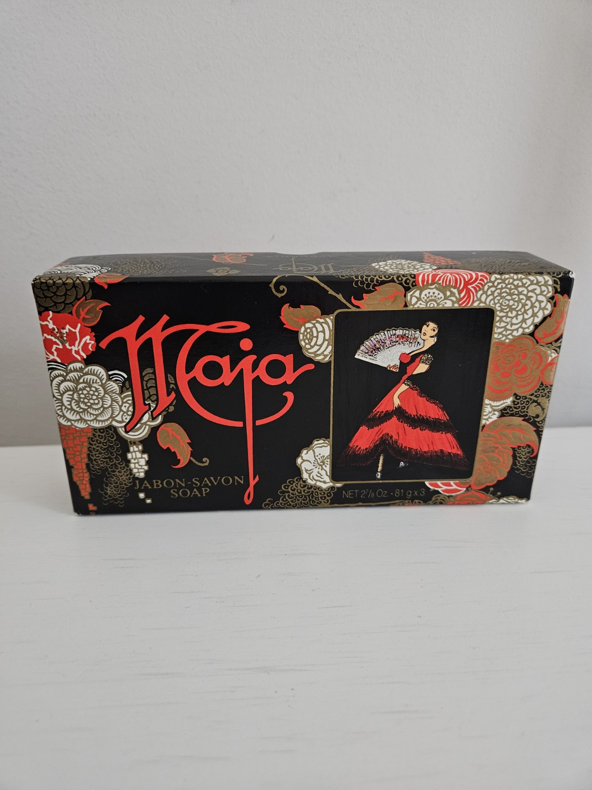 Vintage 3 Jabon Maja By Myrurgia Savon España Soap 2 7/8Oz Bars In Open Box New