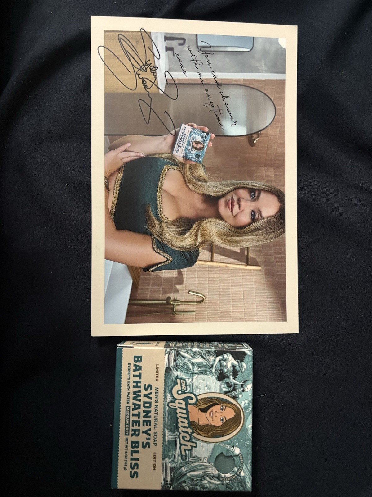 Dr. Squatch x Sydney Sweeney “Sydney’s Bathwater Bliss” Bar Soap – IN HAND #27