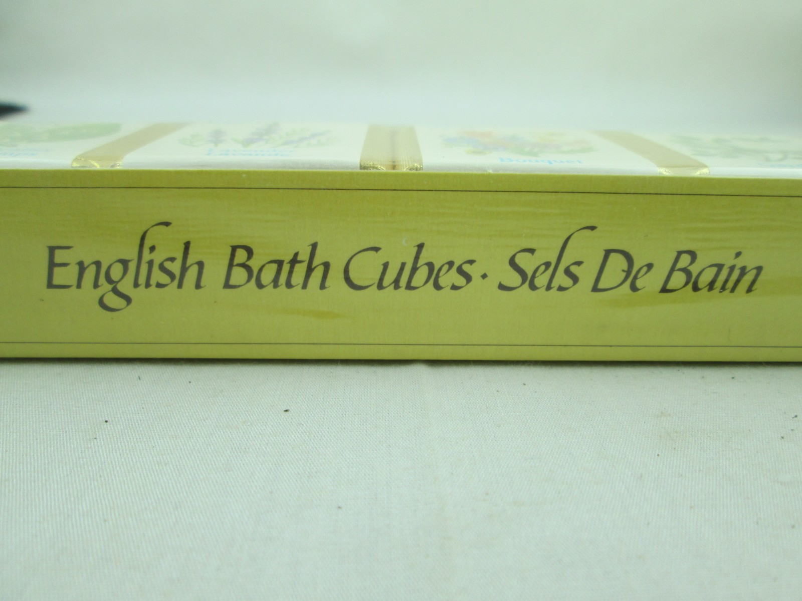 English Bath Cubes Delagar Made in England Set of 6 Floral Scents 9 oz. 250g NOS