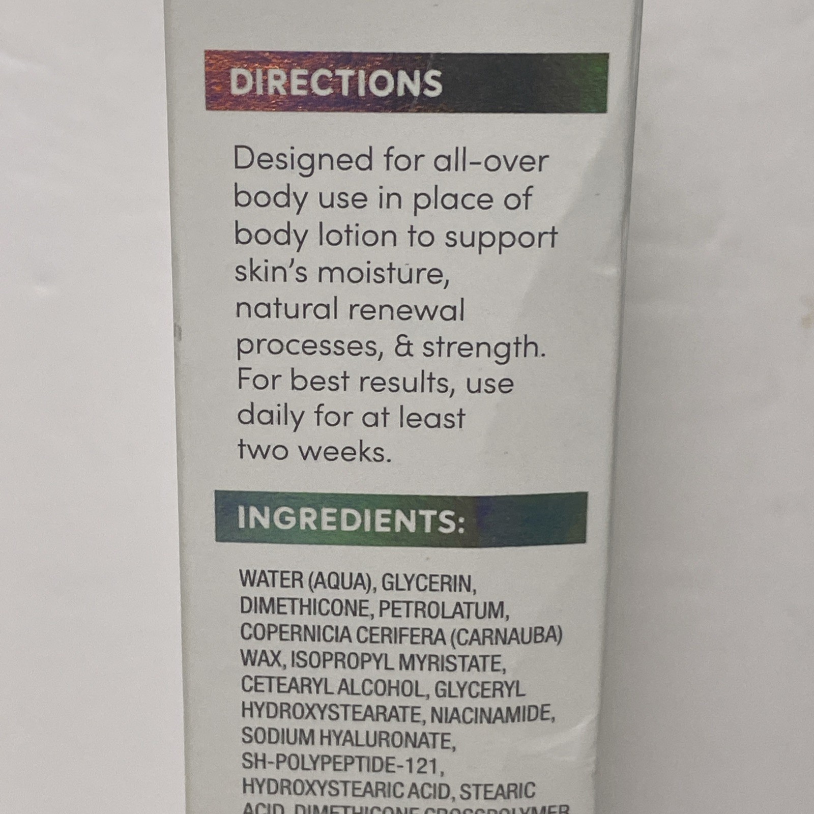 Dove Body Cream Serum Pro-Ceramide + Repair 8 oz Hyaluronic Acid Niacinamide