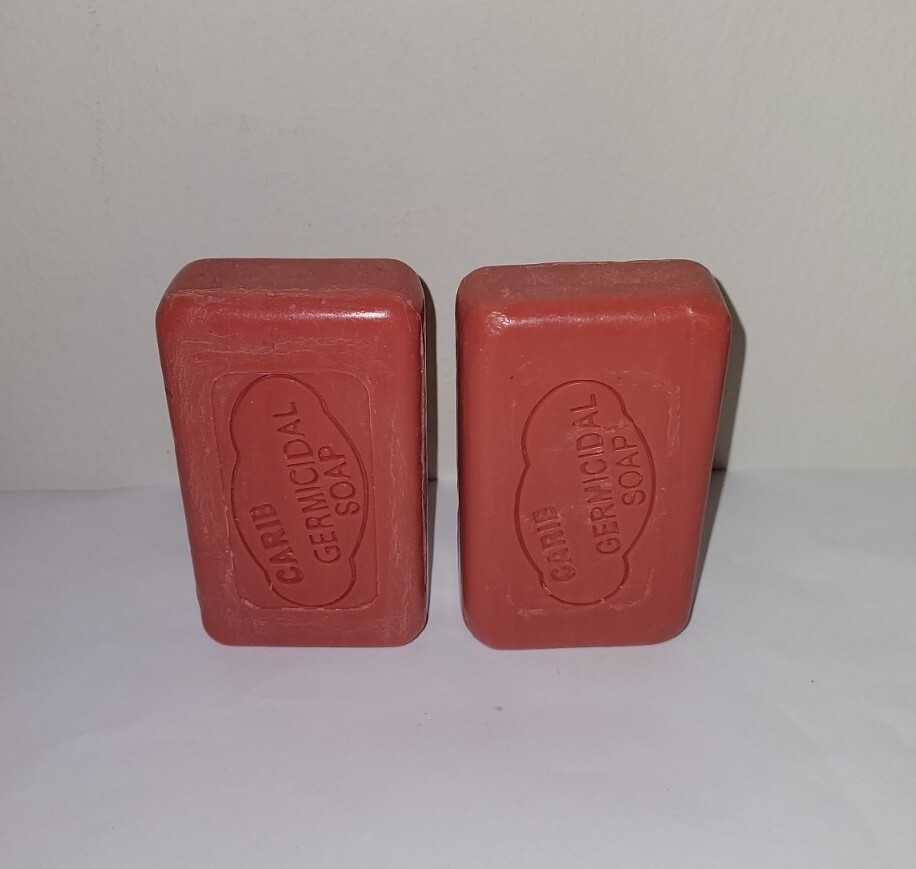 Authentic Jamaican CARBOLIC SOAP (2) Carib Carbolic Soap Bars New