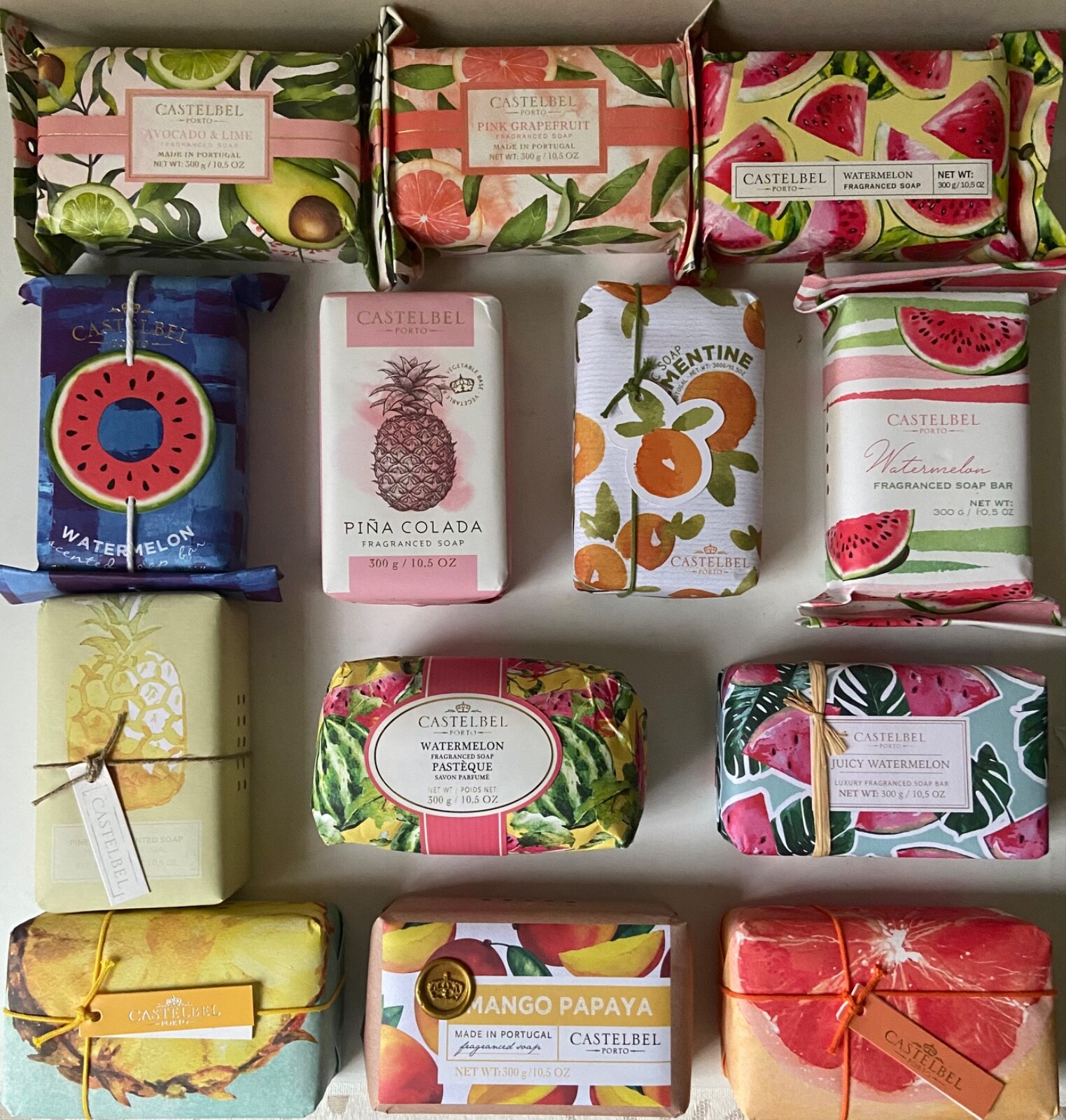 Your Choice of Castelbel JUMBO-Sized Fruit Fragranced Soap Bars