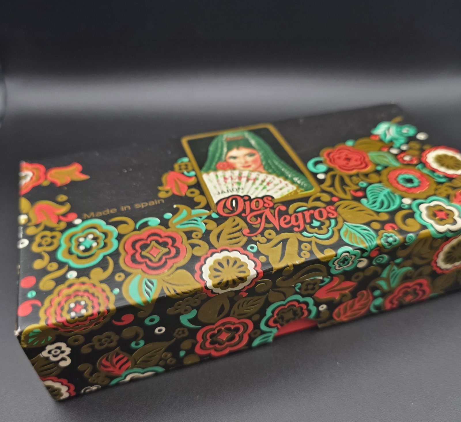 VTG Soaps Ojos Negros Jabon Barcelona Spain Boxed Set of 3 Bars NIB Sealed Soap