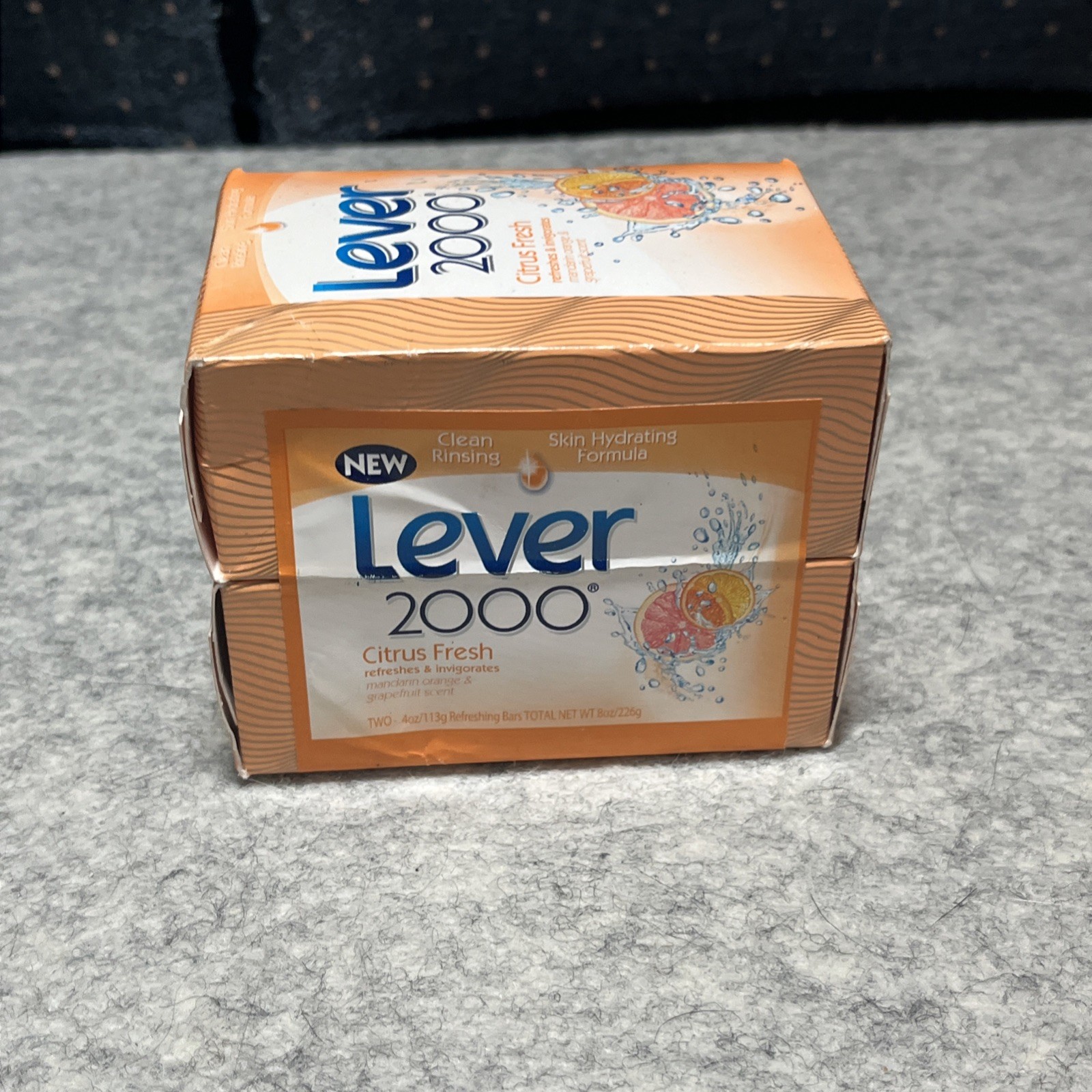 Lever 2000 Citrus Fresh Bar Soap 4 oz Discontinued Retired NOS Lot Of 2