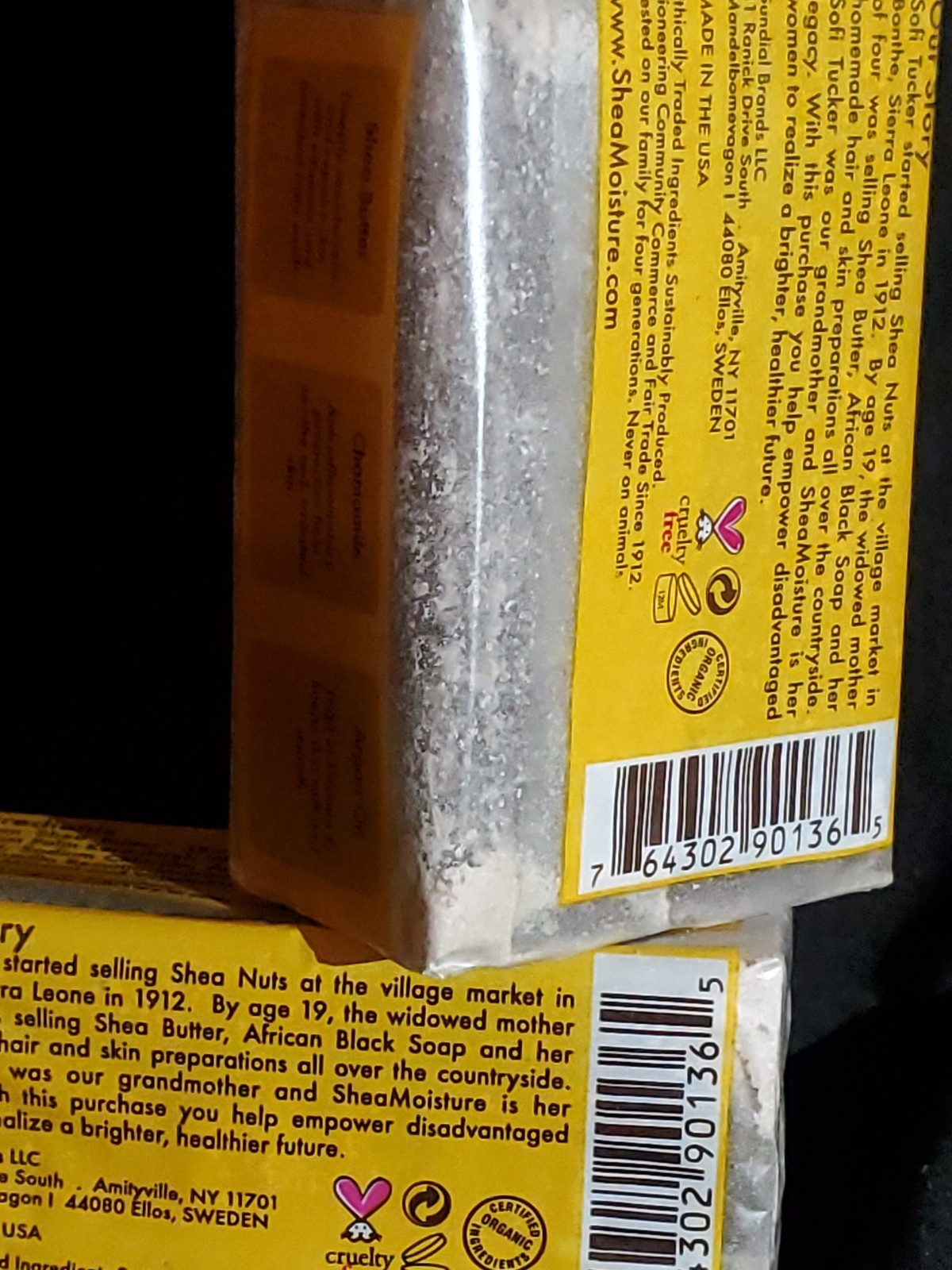 Pack 2 Shea Moisture Raw Shea Chamomile & Argan Oil Eczema Bar Soap