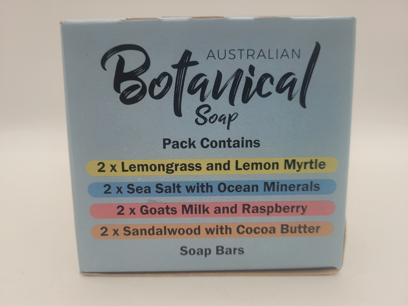 Australian Botanical Goat Milk Soap Multi Pack, 8 Bars, 4 Scents, 6.8 oz Each