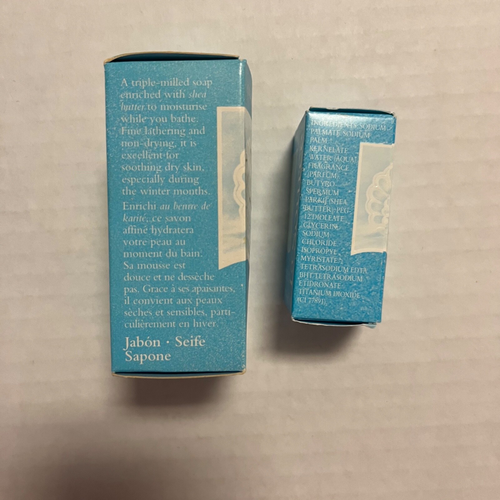 Crabtree & Evelyn La Source Moisturizing Soap Shea Butter 3.5oz & 1.4oz (2 Bars)