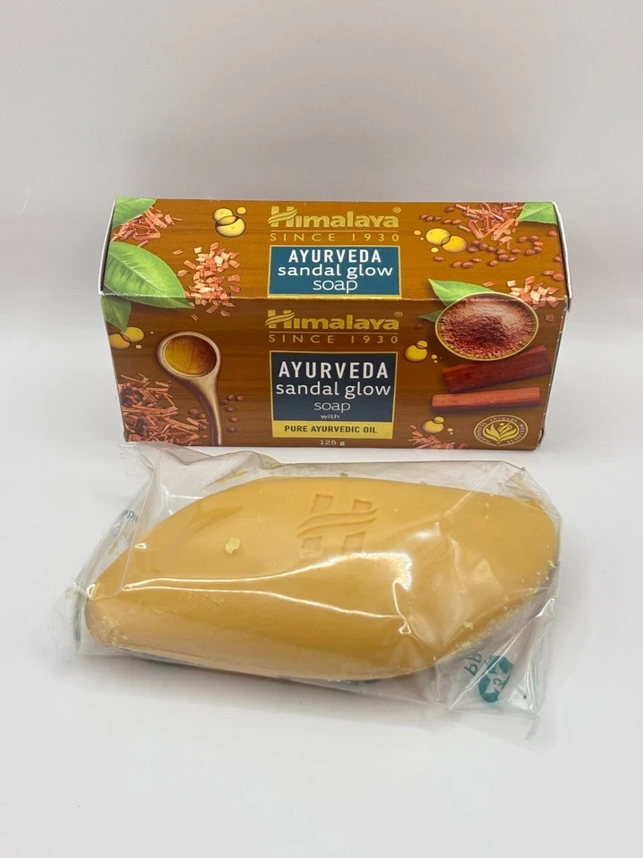 Himalaya Ayurveda Sandal Glow Soap Nourishes & Softens Skin, 8×125 gm Multipack