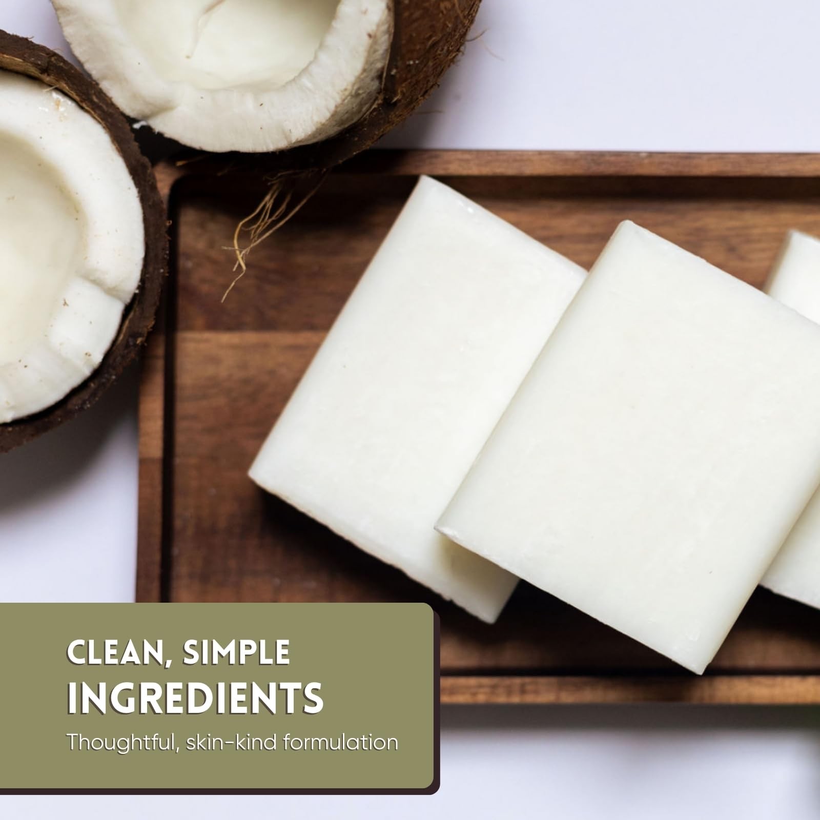 Amish Farms NatureClean Unscented Bar Soap 5 oz 5 Ounce (Pack of 5), White