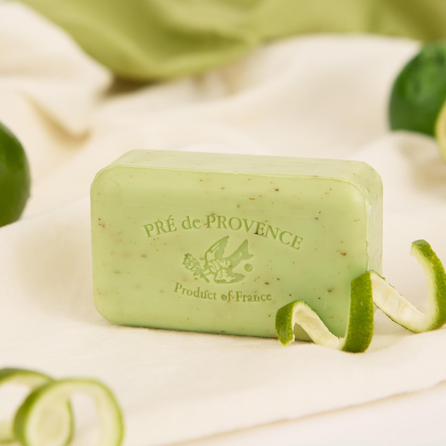 Natural French Artisanal Soap, Quad Milled for Moisturizing Rich Lather, 5.3 oz