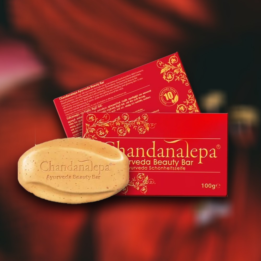 Chandanalepa Ayurvedic Beauty Bar Natural Herbal Soap Healthy Glowing Skin 100g