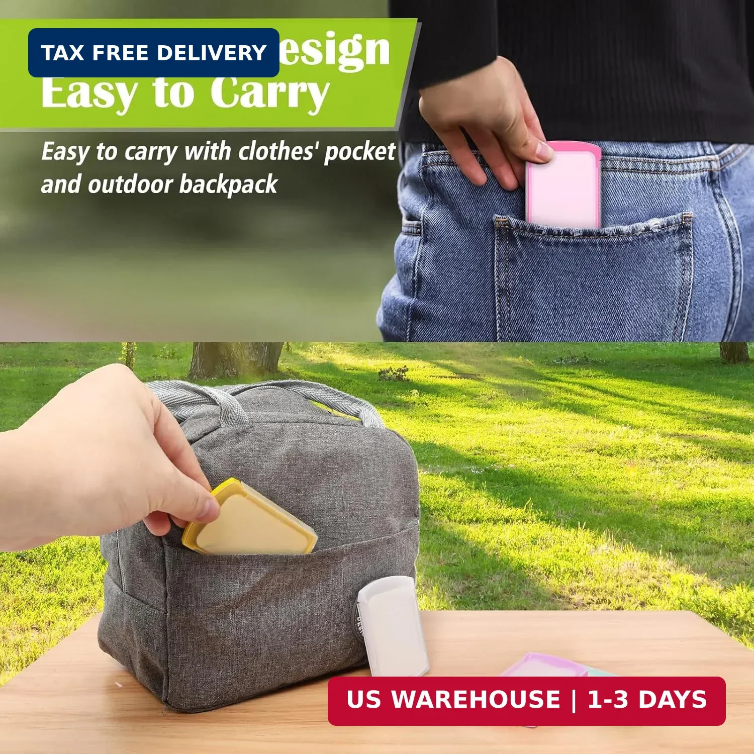 2 Boxs (100 Sheets) Hand Washing Soap Sheets for Outdoor Travel,Portable Camping
