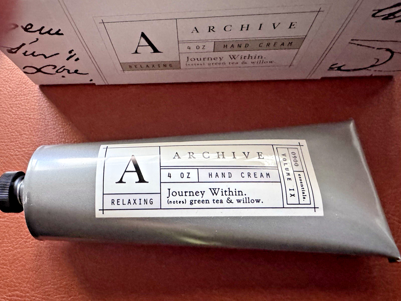 Archive Journey Within Hydrating Hand Cream Green Tea & Willow 4oz New in Box