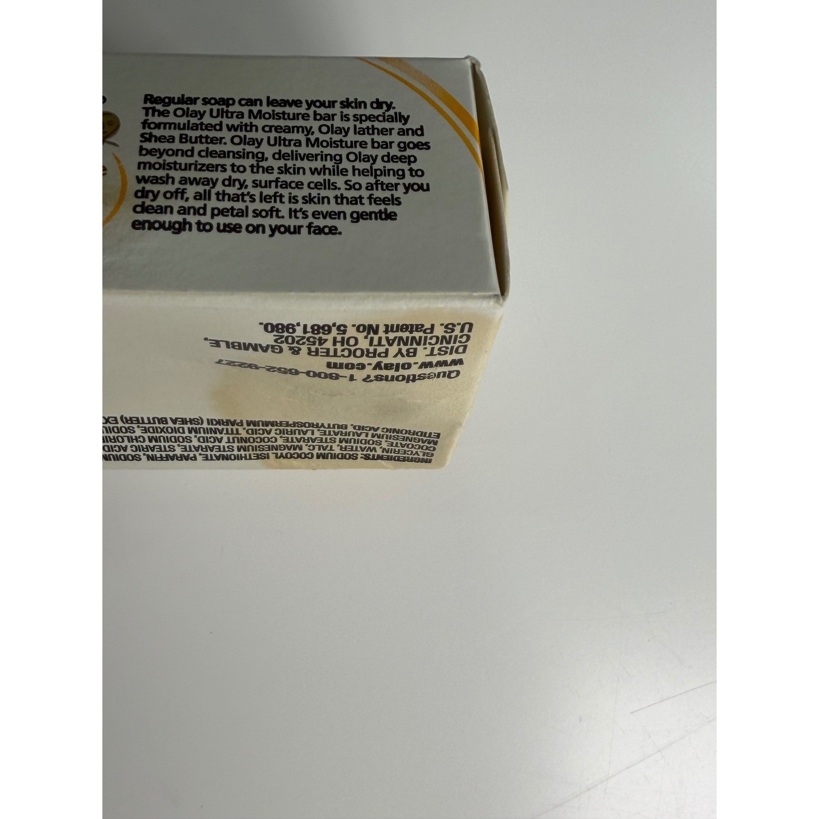 Olay Body Ultra Moisture Bar Soap with Shea Butter 4.25oz White Moisturizing Bar