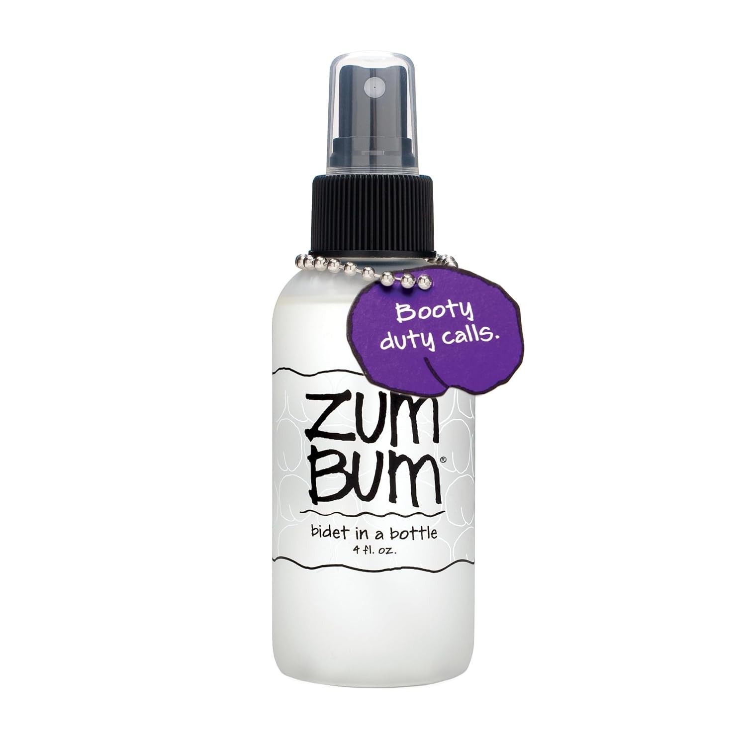Zum Indigo Wild Bum Bidet in a Bottle – Natural, Portable Bidet 4 fl oz