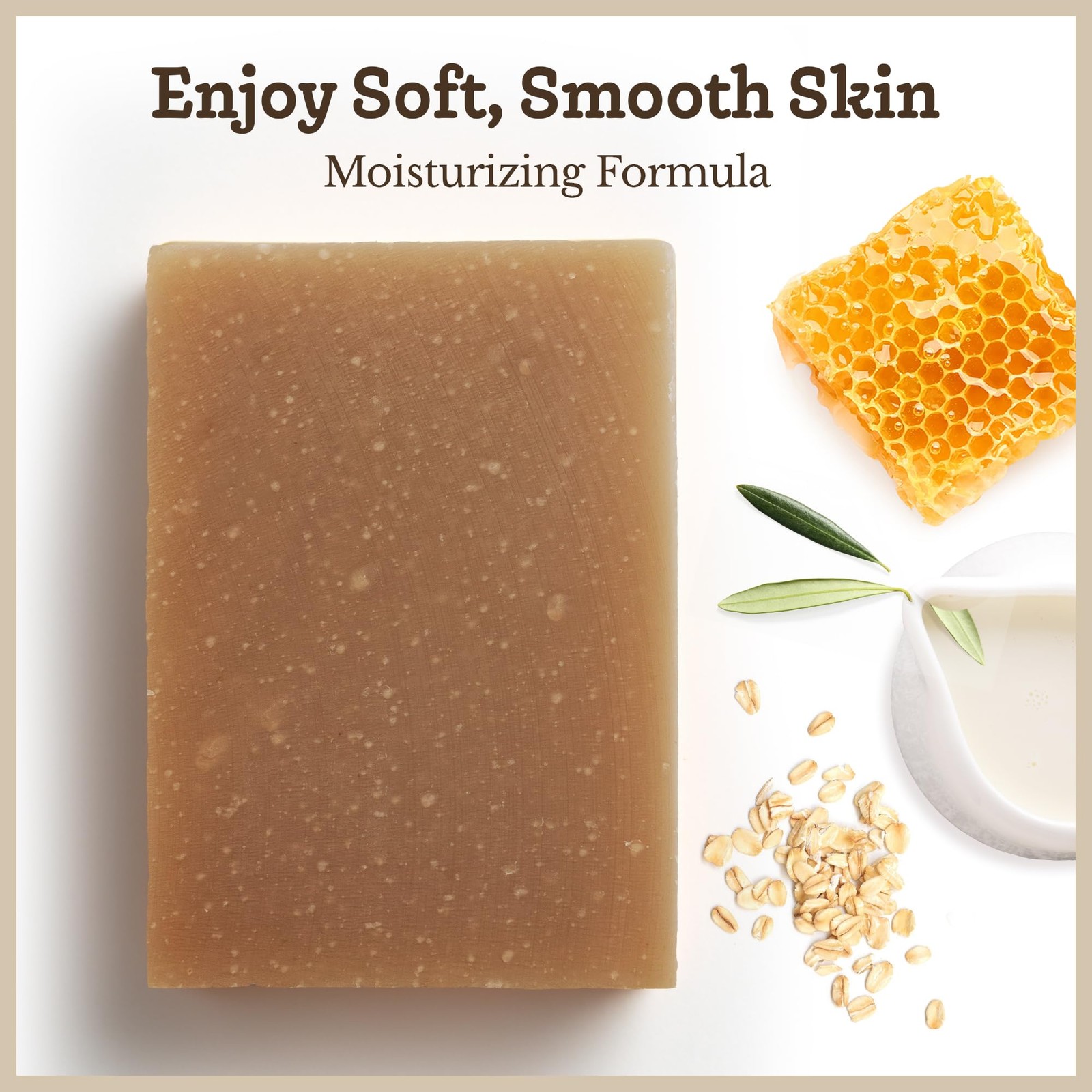 Southern Natural Goat Milk Soap Bar – Oatmeal & 4.5 Ounce (Pack of 3)