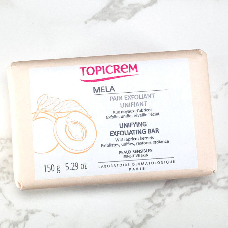 TOPICREM MELA Unifying Exfoliating Bar 150g – NEW! Exp.2025