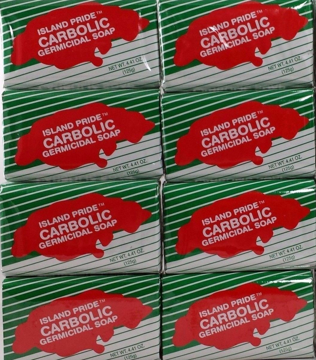 CARBOLIC SOAP CARIB 9 Pcs /JABON CARBOLICO CARIB 9 Pcs 4.41 OZ