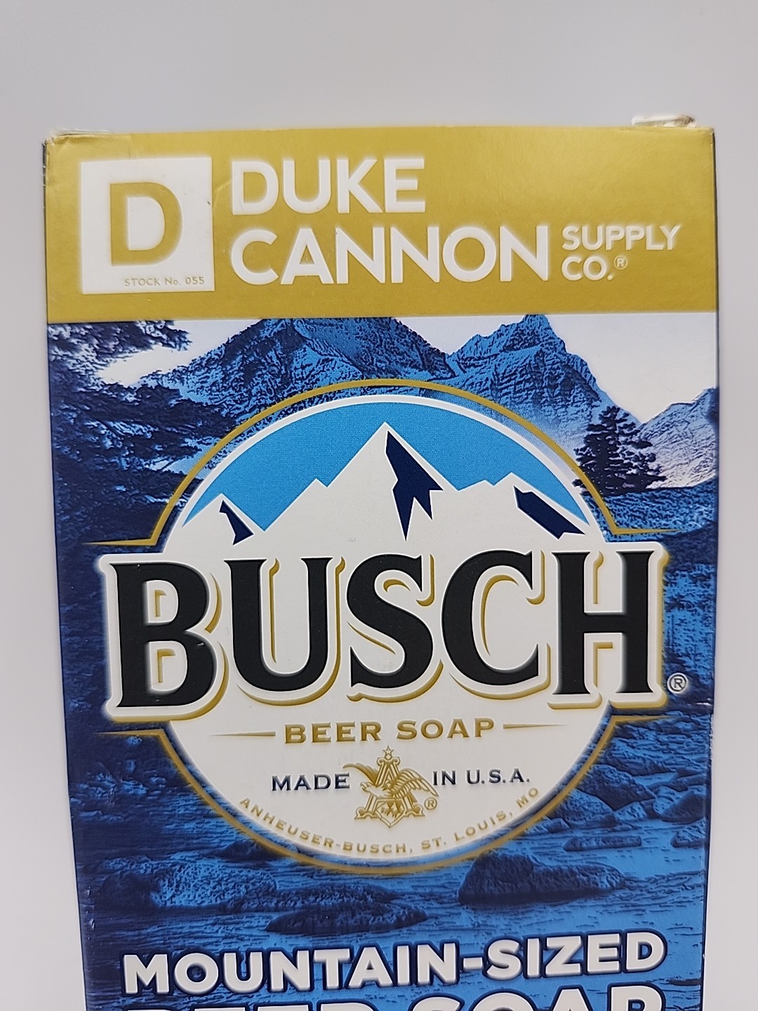 Busch Beer Mountain Sized Soap for Men by Duke Cannon Supply Co. 10 Oz. NEW