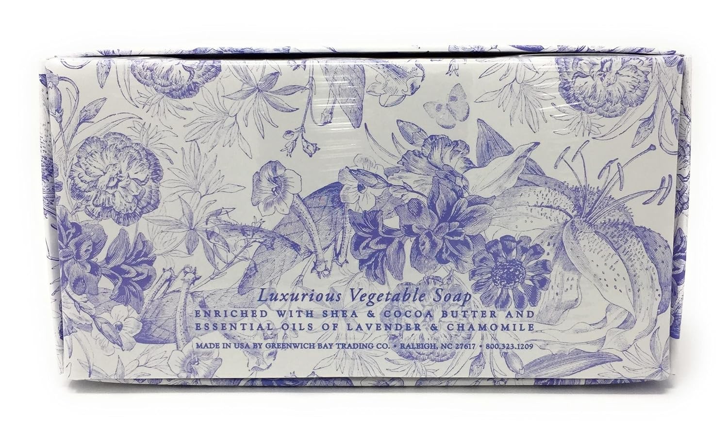 Greenwich Bay Trading Co. Shea Butter Soap, 12.9 Ounce, Lavender Chamomile, 3…