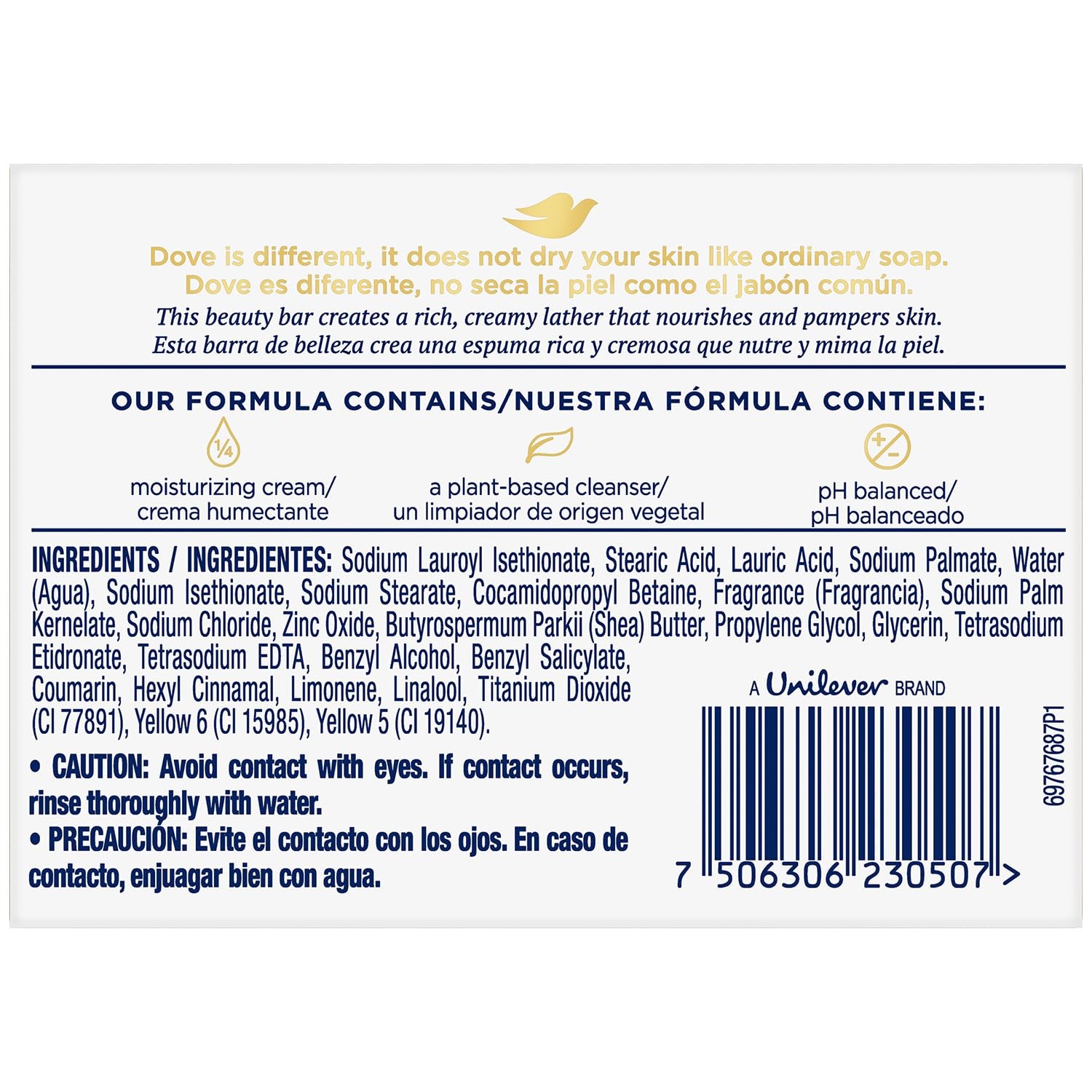 Dove Soap, Shea Butter & Vanilla, 2-Pack – 3.5 Ounce (Pack of 2), Off White