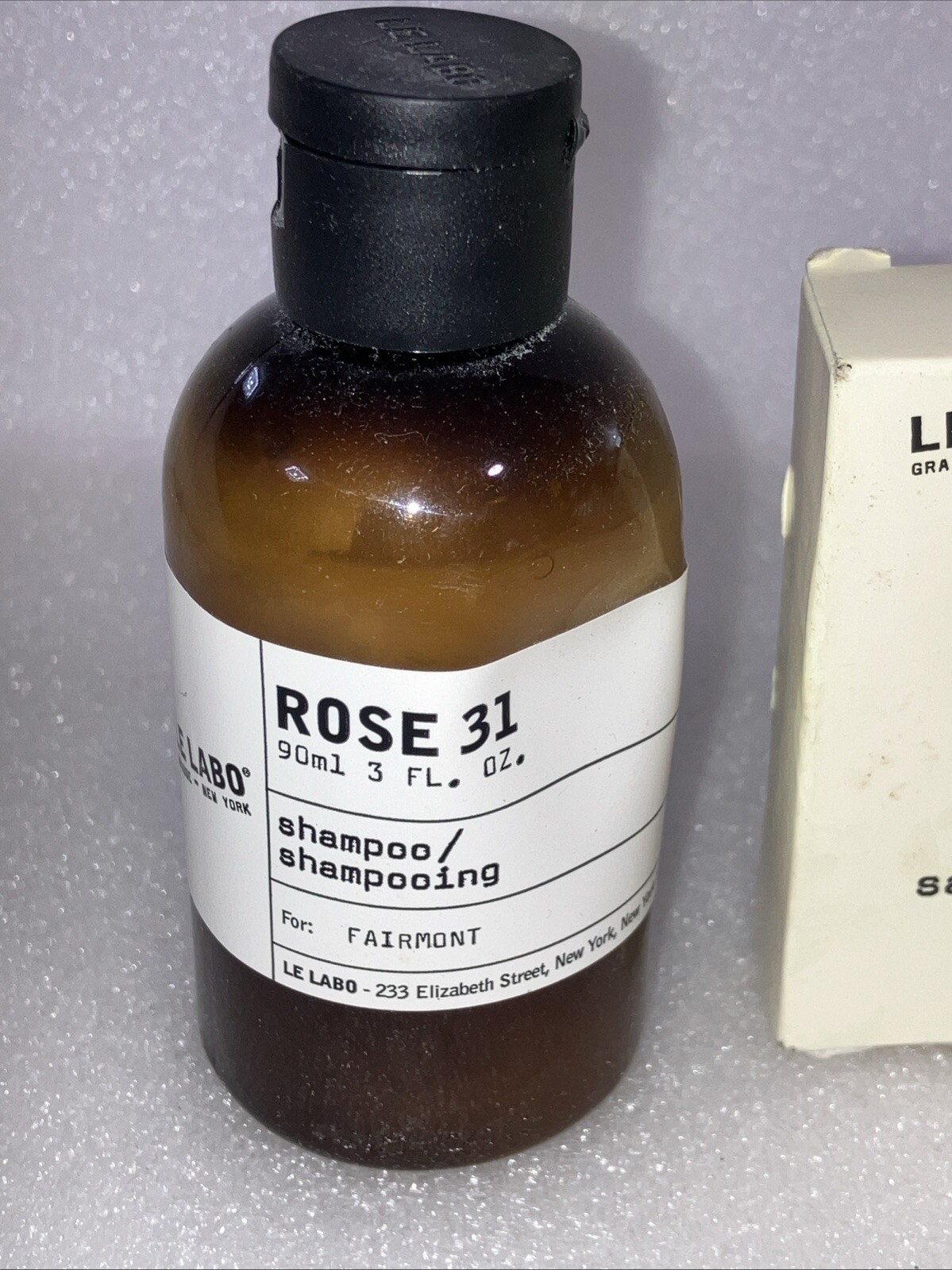 LE LABO Rose 31 Perfumed Body Bar Soap 2 Oz + Shampoo 3 Oz Set.