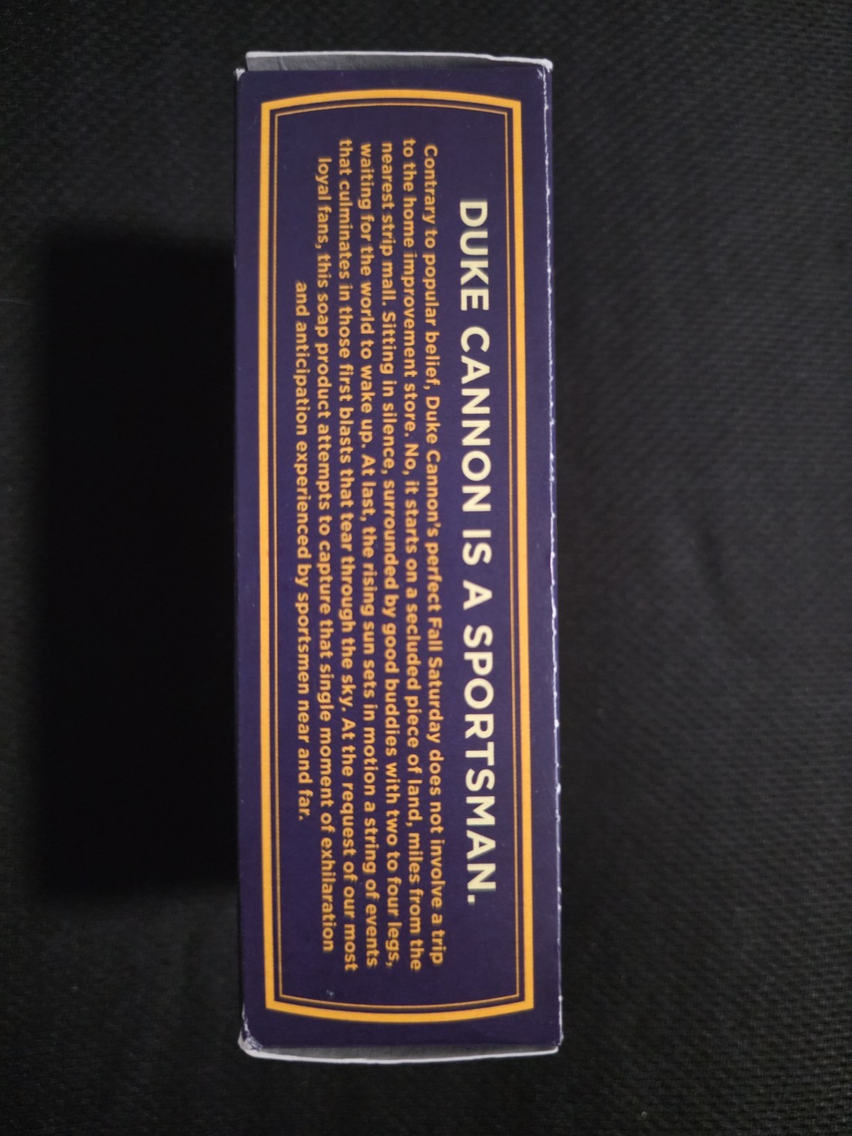Duke Cannon Supply Co Gun Smoke Big Ass Brick of Soap 10 oz Bar Soap New