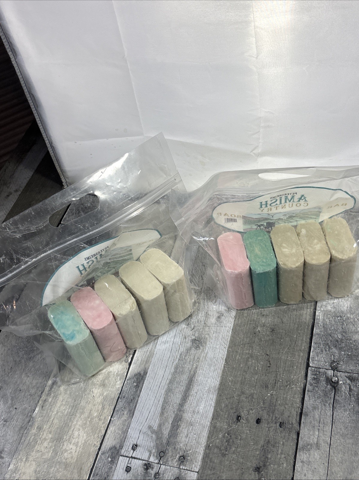 Amish Country Natural Bar Soap (10 Bars) – 2 Bag Double Deal – VEGAN USA TN MADE