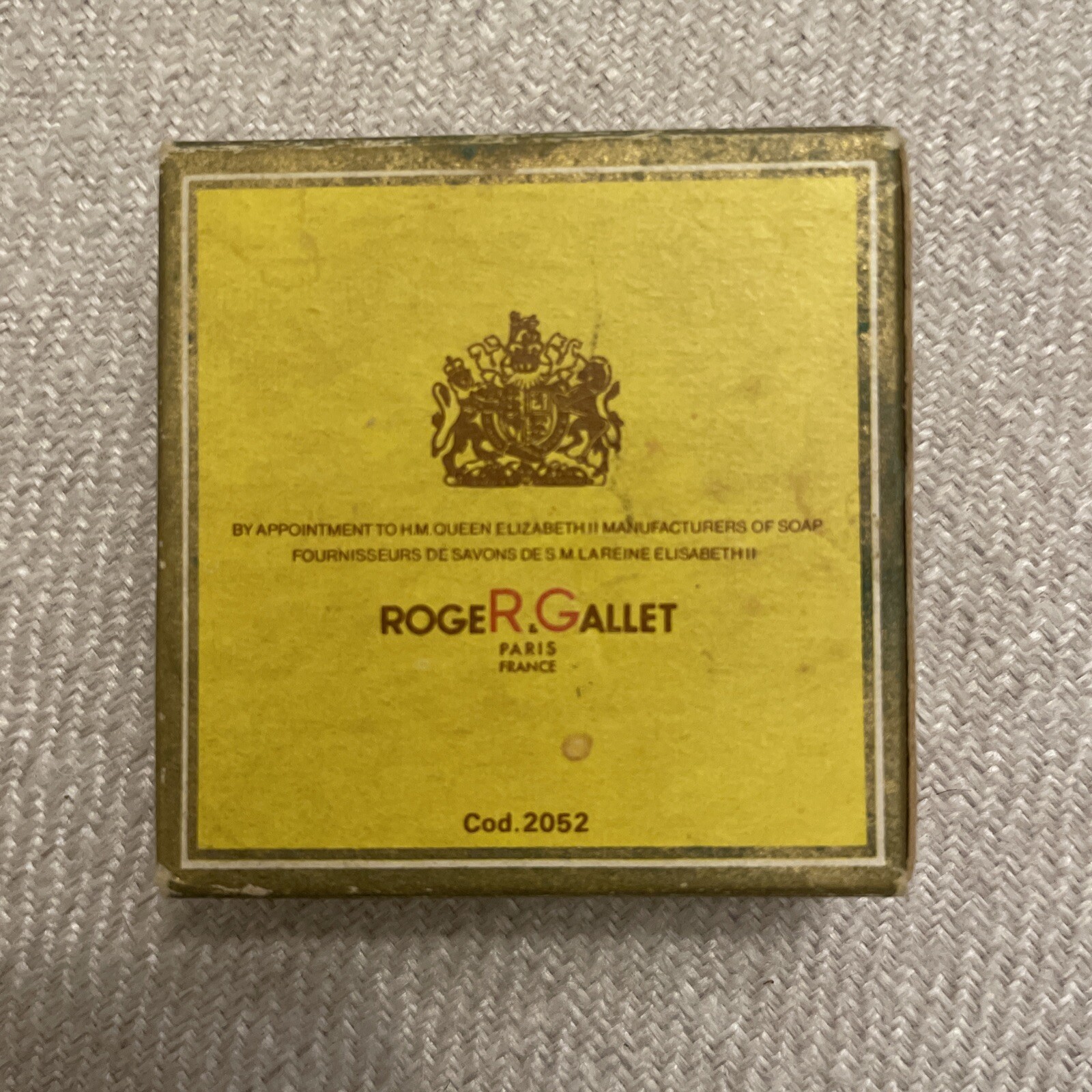 Vtg Roger Gallet France Rose The Soap Bar Travel 25g 0.9 oz New in Box
